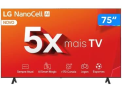 Smart TV 75″ 4K UHD NanoCell LG 75NANO80TSA Wi-Fi Bluetooth com Alexa 3 HDMI 2 USB
