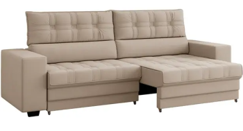 Sofá Retrátil Reclinável 2 Lugares Veludo Omega – Besthouse
