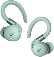 soundcore Sport X20 da Anker, Fone de Ouvido Sem Fio para Treinos, Ganchos Ajustáveis, Cancelamento de Ruído, Graves Intensos, IP68, À Prova de Suor e Poeira, 48H de Reprodução, Fones para Academia