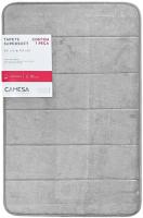 Tapete de Banheiro Super Soft – 60cm x 40cm Cinza Camesa