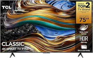 Tcl Led Smart Tv 75” P755 4k Uhd Google Tv