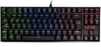 Teclado Mecânico Gamer Redragon Kumara, Anti-Ghosting, RGB, Switch Outemu Red, ABNT2, Preto, PT – K552RGB-1 (PT-RED)