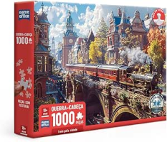 Toyster – Quebra-cabeça: Trem pela cidade – 1000 peças – Game Office