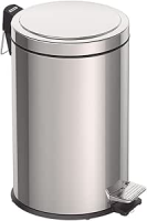 Tramontina 94538/112 – Lixeira com Pedal em Aço Inox Acabamento, 12Litros