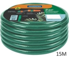 Tramontina Mangueira Flex Com Engates Rosqueados E Esguicho Em Pvc Verde 15 M